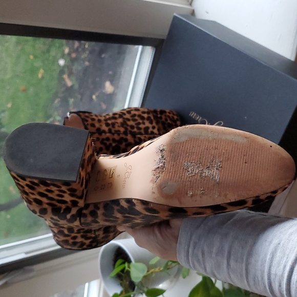 J. Crew Sadie Ankle Boots in Leopard Calf Hair. Size 8. - Picture 3 of 7